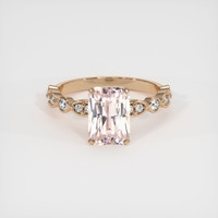 2.57 Ct. Sapphire Ring, 14K Rose Gold 1