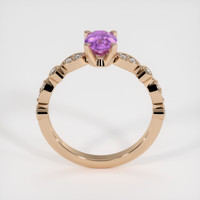 0.98 Ct. Sapphire Ring, 14K Rose Gold 3