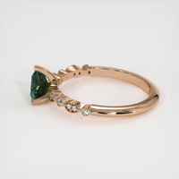 0.83 Ct. Sapphire Ring, 14K Rose Gold 4