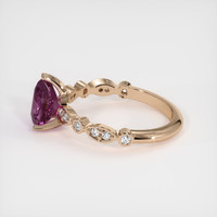 2.03 Ct. Sapphire Ring, 14K Rose Gold 4