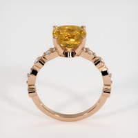 2.13 Ct. Gemstone Ring, 18K Rose Gold 3