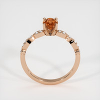 0.80 Ct. Gemstone Ring, 18K Rose Gold 3