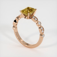 1.68 Ct. Gemstone Ring, 18K Rose Gold 2