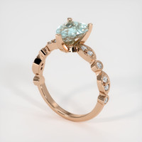 1.35 Ct. Gemstone Ring, 18K Rose Gold 2