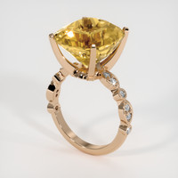 8.80 Ct. Gemstone Ring, 18K Rose Gold 2