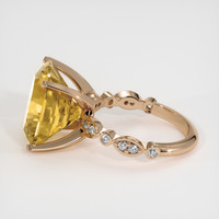 8.80 Ct. Gemstone Ring, 18K Rose Gold 4