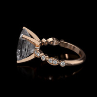 4.74 Ct. Gemstone Ring, 18K Rose Gold 4