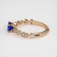0.64 Ct. Sapphire Ring, 18K Rose Gold 4