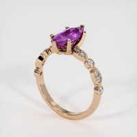 1.81 Ct. Sapphire Ring, 18K Rose Gold 2