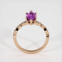 1.81 Ct. Purple Sapphire Ring, 18K Rose Gold 3