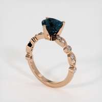 2.69 Ct. Sapphire Ring, 18K Rose Gold 2