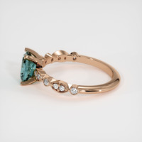 1.43 Ct. Sapphire Ring, 18K Rose Gold 4