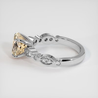 2.18 Ct. Multi Color Tourmaline Ring, 10K White Gold 4