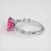 2.02 Ct. Padparadscha Sapphire Ring, 10K White Gold 4