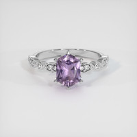 1.48 Ct. Purple Sapphire Ring, 10K White Gold 1