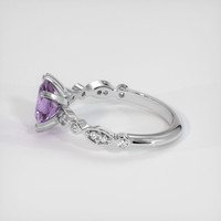 1.48 Ct. Purple Sapphire Ring, 10K White Gold 4