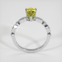 1.86 Ct. Yellow Sapphire Ring, 10K White Gold 3
