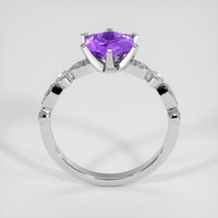 1.45 Ct. Purple Sapphire Ring, 10K White Gold 3