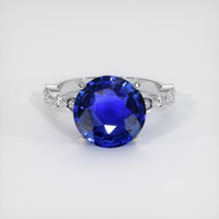 4.55 Ct. Sapphire Ring, 14K White Gold 1