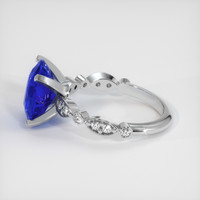 4.55 Ct. Sapphire Ring, 14K White Gold 4