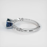 1.23 Ct. Sapphire Ring, 14K White Gold 4