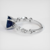 1.35 Ct. Sapphire Ring, 14K White Gold 4