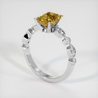 1.68 Ct. Gemstone Ring, 14K White Gold 2