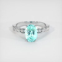 1.82 Ct. Gemstone Ring, 14K White Gold 1