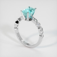 1.82 Ct. Gemstone Ring, 14K White Gold 2