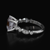 2.00 Ct. Gemstone Ring, 14K White Gold 4