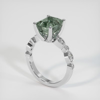 3.80 Ct. Gemstone Ring, 14K White Gold 2