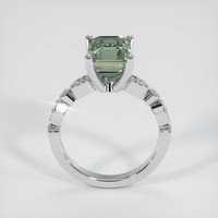 3.80 Ct. Gemstone Ring, 14K White Gold 3