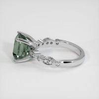 3.80 Ct. Gemstone Ring, 14K White Gold 4