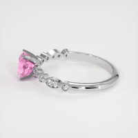 1.09 Ct. Sapphire Ring, 14K White Gold 4