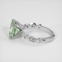 2.64 Ct. Sapphire Ring, 14K White Gold 4