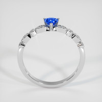 0.50 Ct. Sapphire Ring, 14K White Gold 3