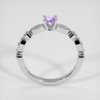 0.24 Ct. Sapphire Ring, 14K White Gold 3