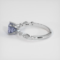 1.20 Ct. Sapphire Ring, 14K White Gold 4