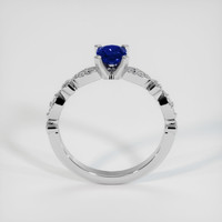 0.64 Ct. Sapphire Ring, 14K White Gold 3