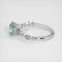 1.83 Ct. Sapphire Ring, 14K White Gold 4