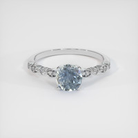 1.33 Ct. Sapphire Ring, 14K White Gold 1