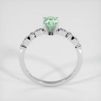 0.88 Ct. Sapphire Ring, 14K White Gold 3