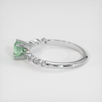 0.88 Ct. Sapphire Ring, 14K White Gold 4