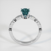 0.99 Ct. Sapphire Ring, 14K White Gold 3