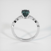 2.61 Ct. Sapphire Ring, 14K White Gold 3
