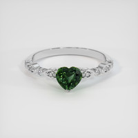 1.07 Ct. Sapphire Ring, 14K White Gold 1