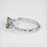 1.10 Ct. Sapphire Ring, 14K White Gold 4