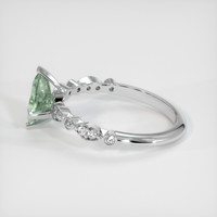 1.45 Ct. Sapphire Ring, 14K White Gold 4