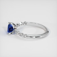 0.96 Ct. Sapphire Ring, 18K White Gold 4