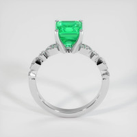 1.73 Ct. Emerald Ring, 18K White Gold 3